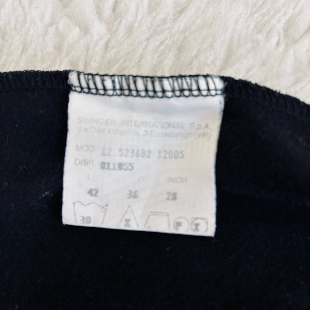 Fendi Black Vintage Tee with Shimmering Logo size 42 US Small - Picture 11 of 16
